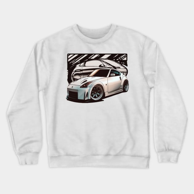 Nissan 350z Crewneck Sweatshirt by Evergreen Market